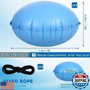 Pool Rope Simple Other | Pool Pillows For Above Groundpools 4 X 4 Ft Pool Air Pillow ...